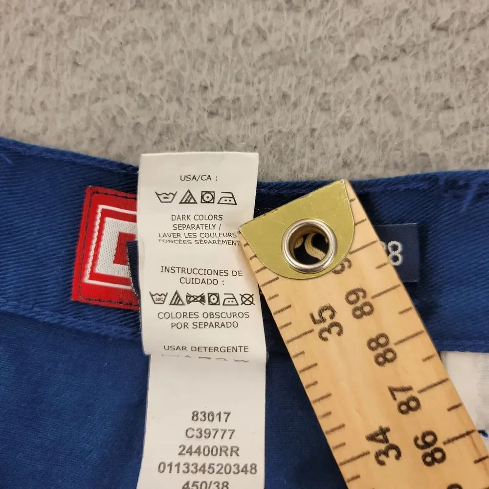 Chaps Shorts Mens 38 Blue‎ Cargo Chino 10